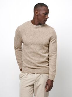 Profuomo Pullover Wol Blend Sand Beige - L,M,XL,XXL