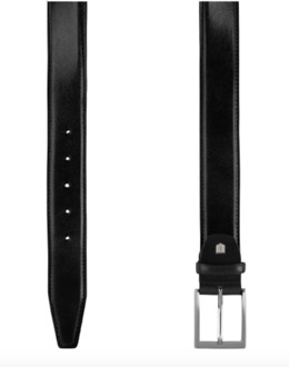 Profuomo Riem Leather Black   115 Zwart