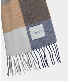 Profuomo Shawl ppws30004c/m Blauw - One size