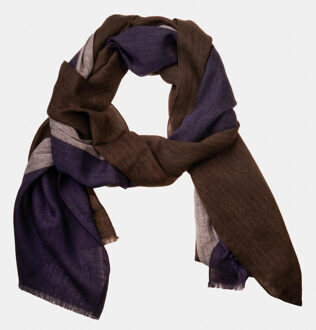 Profuomo Shawl scarf woven olive ppqs30018b/ Groen - One size