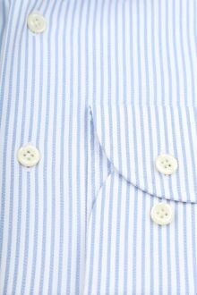 Profuomo Shirt Extra Lange Mouwen Travel Streep Lichtblauw - 37,38,39