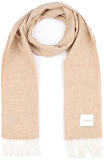 Profuomo Sjaal Lamswol Camel - Bruin