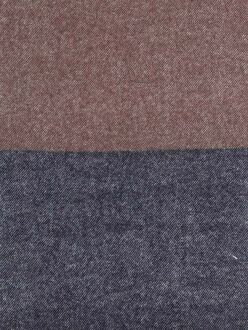 Profuomo Sjaal Lamswol Grijs Blauw Bruin