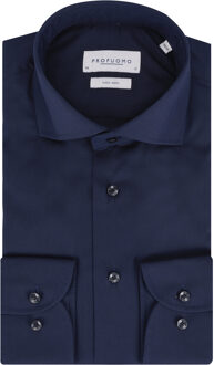 Profuomo Slim fit overhemd extra met lange mouwen Blauw - 37 (S)