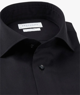Profuomo Strijkvrij Overhemd Slim Fit Zwart (PP0H0A003)N