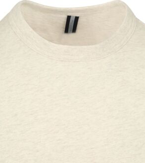 Profuomo T-Shirt Ecru Melange Off-White - L,M,XL