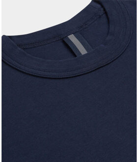 Profuomo T-shirt lange mouw pp2t00002b/p Blauw