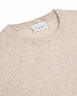 Profuomo Trui ronde hals Beige - XXL