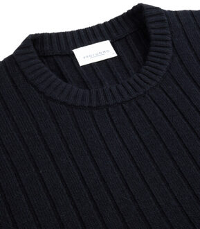 Profuomo Trui ronde hals Blauw - L