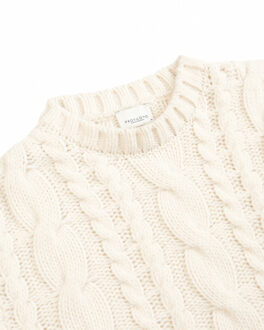 Profuomo Trui ronde hals Wit - XL