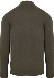 Profuomo Turtleneck Trui Merino Olijfgroen Donkergroen - L,XL