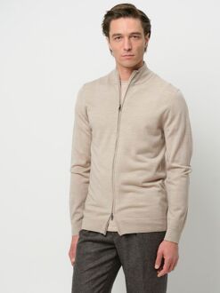 Profuomo Vest Merinowol Beige - L,M,S,XL,XXL