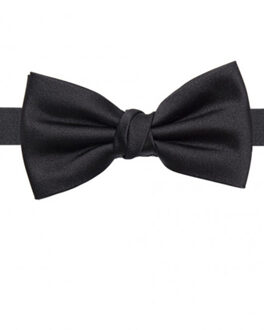 Profuomo Vlinderdas van zijde Zwart - 1 maat