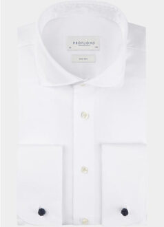 Profuomo Zakelijk overhemd heren pp2h00014/a Wit - 42 (L)