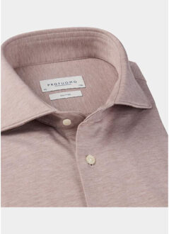 Profuomo Zakelijk overhemd heren ppxh10022/d Rood - 42 (L)