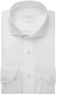 Profuomo Zakelijk Overhemd Profuomo , White , Heren - 5XL