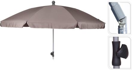 ProGarden Strand/tuin parasol taupe - 200cm