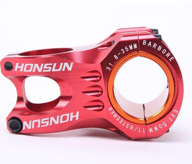 PROHONSUN 31.8*28.6*50MM Mountainbike Stuurpen 5 Kleur AM XC MTB DH bicicleta de montanha fiets Stuurpen Aluminium rood
