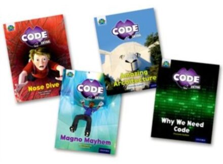 Project X Code Extra: Gold Book Band, Oxford Level 9: Marvel Towers And Code Control, Mixed Pack Of 4 - Caldecott, Elen
