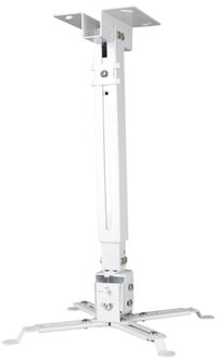 Projector Mount, Universele Full Motion Plafond Beugel Met Uitschuifbare Armen Swivel Mount Voor Thuis En Kantoor Projector