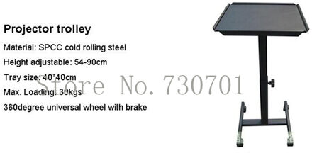 Projector/ Speaker Stand Trolley Met Lade En 360 Graden Universele Wiel
