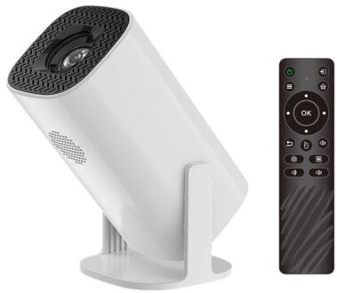 Projector with 4K Decoding 1080P WiFi6 BT5.4 Android 11 System with 100in Display Same Screen Technique 180 Degrees Rotatable Movie Projector