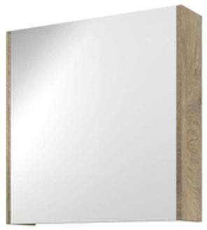 Proline Spiegelkast Comfort met spiegel op plaat aan binnenzijde 1 deur 60x14x60cm Raw oak 1808551 Raw Oak (Hout)