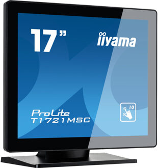 ProLite T1721MSC-B1 touch screen-monitor 43,2 cm (17") 1280 x 1024 Pixels Multi-touch Tafelblad Zwart