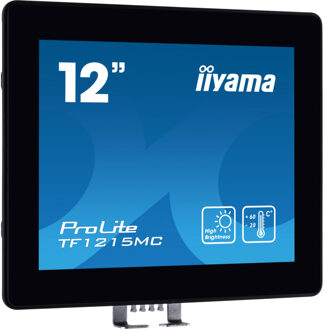 ProLite TF1215MC-B1 touch screen-monitor 30,7 cm (12.1") 1024 x 768 Pixels Multi-touch Zwart