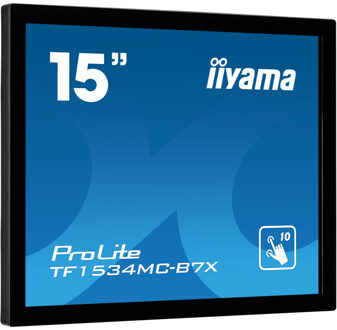 ProLite TF1534MC-B7X touch screen-monitor 38,1 cm (15") 1024 x 768 Pixels Multi-touch Multi-gebruiker Zwart