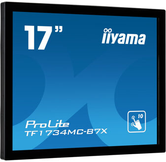 ProLite TF1734MC-B7X touch screen-monitor 43,2 cm (17") 1280 x 1024 Pixels Multi-touch Zwart