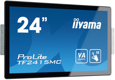 ProLite TF2415MC-B2 touch screen-monitor 60,5 cm (23.8") 1920 x 1080 Pixels Multi-touch Multi-gebruiker Zwart