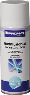 Promat/Tecwerk Aluminiumspray | tot +500 graden Celsius | lichtzilver | glanzend | 400 ml | spuitbus - 4000354076