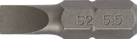 Promat/Tecwerk Bit | voor sleufschroeven | 4,5 mm lengte 25 mm 1/4 inch C6,3 | snedesterkte 0,6 mm - 4000829105