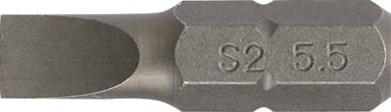 Promat/Tecwerk Bit | voor sleufschroeven | 6,5 mm lengte 25 mm 1/4 inch C6,3 | snedesterkte 1,2 mm - 4000829107