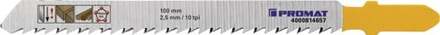 Promat/Tecwerk Decoupeerzaagblad | totale lengte 100 mm | tandverdeling 2,5 mm dikte 1,27 mm | HCS | 5 stuks / kaart - 4000814657