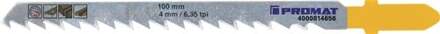 Promat/Tecwerk Decoupeerzaagblad | totale lengte 100 mm | tandverdeling 4 mm | HCS | 5 stuks / kaart - 4000814656