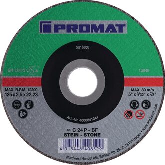 Promat/Tecwerk Doorslijpschijf | D230x3mm recht | steen | gat 22,23 mm - 4000841343