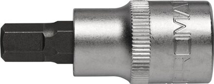 Promat/Tecwerk Dopsleutelbit | 1/2 inch binnen-6-kant | sleutelwijdte 9 mm | lengte 55 mm - 4000821231