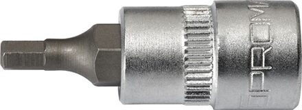 Promat/Tecwerk Dopsleutelbit | 1/4 inch 6-kant | sleutelwijdte 4 mm | lengte 32 mm - 4000821044
