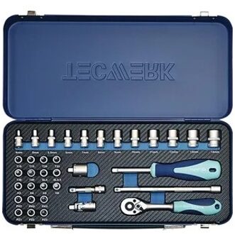 Promat/Tecwerk Dopsleutelset 36-delig | 1/4 inch | Sleutelwijdtes 4-14 mm - 2000821183