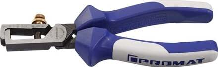 Promat/Tecwerk Draadstriptang | lengte 160 mm | gepolijst meercomponentenhulzen | met openingsveer - 4000810102