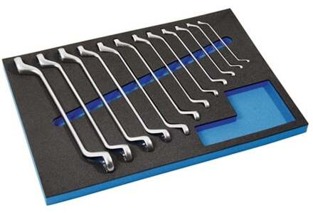 Promat/Tecwerk Gereedschapsmodule | 12-delig 3/3-module | sleutelbreedten 6x7-30x32 mm - 4000871233