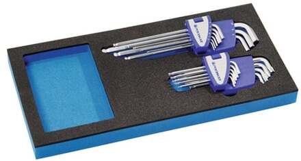 Promat/Tecwerk Gereedschapsmodule | 18-delig 1/3-module | SW 1,5-10mm,T9-T45 - 4000871245