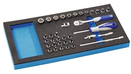 Promat/Tecwerk Gereedschapsmodule | 36-delig 1/3-module | dopsleutel - 4000871247
