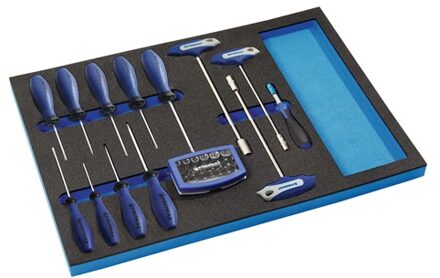 Promat/Tecwerk Gereedschapsmodule | 37-delig 3/3-module | set gereedschap - 4000871256