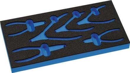 Promat/Tecwerk Gereedschapsmodule | lege inleg 1/3-module | 4000 871 241, 6-delig - 4000871219