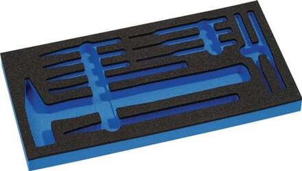 Promat/Tecwerk Gereedschapsmodule | lege inleg 1/3-module | 4000 871 243, 11-delig - 4000871225