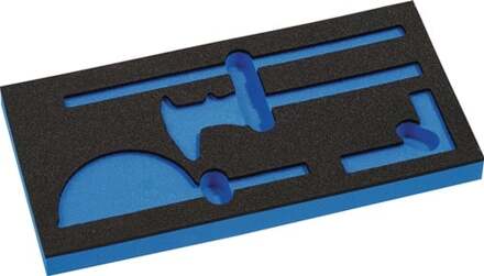 Promat/Tecwerk Gereedschapsmodule | lege inleg 1/3-module | 4000 871 253, 4-delig - 4000871268