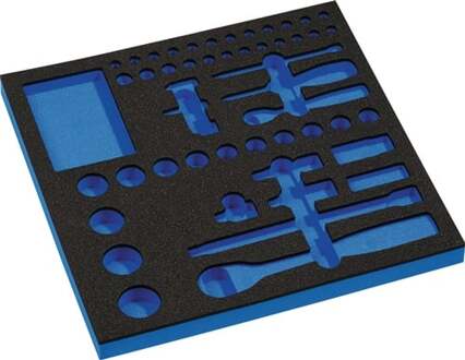 Promat/Tecwerk Gereedschapsmodule | lege inleg 2/3-module | 4000 871 249, 55-delig - 4000871258